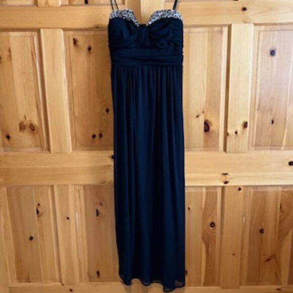 City Studio black evening gown size 11 - Picture 1 of 8